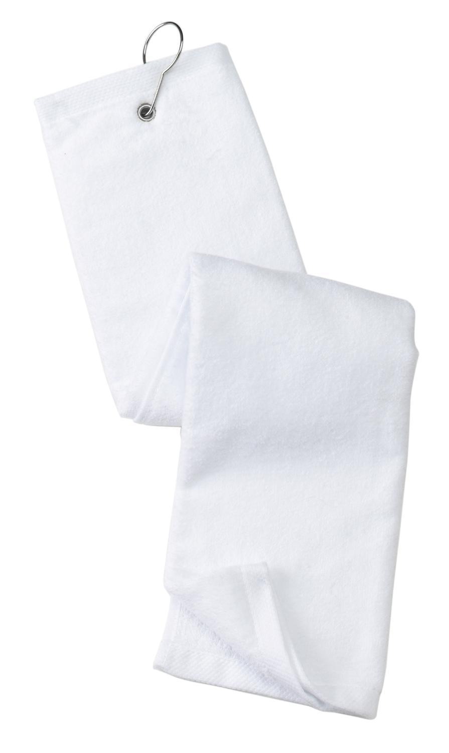 Port Authority Accessories Port Authority Grommeted Tri-Fold Golf Towel. TW50