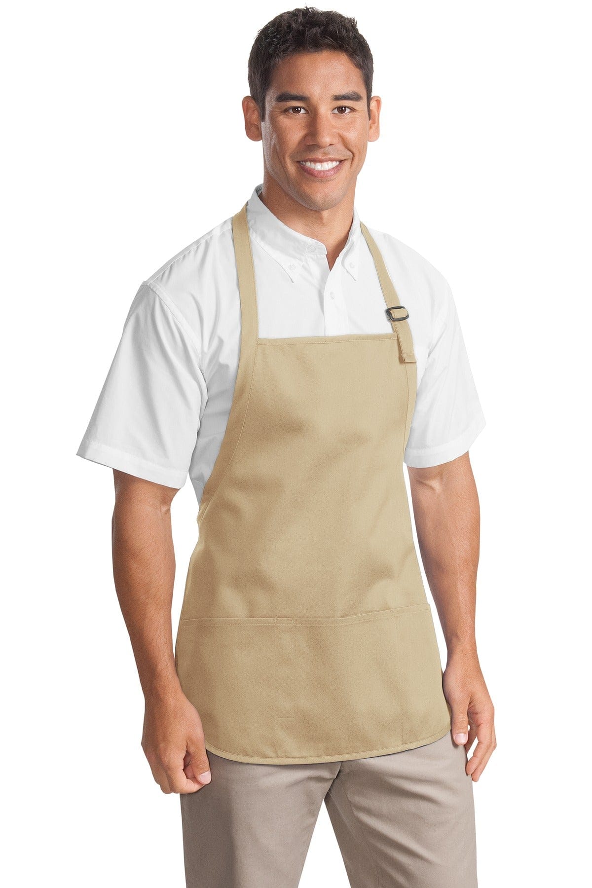 Port Authority Accessories Port Authority Medium-Length Apron with Pouch Pockets. A510