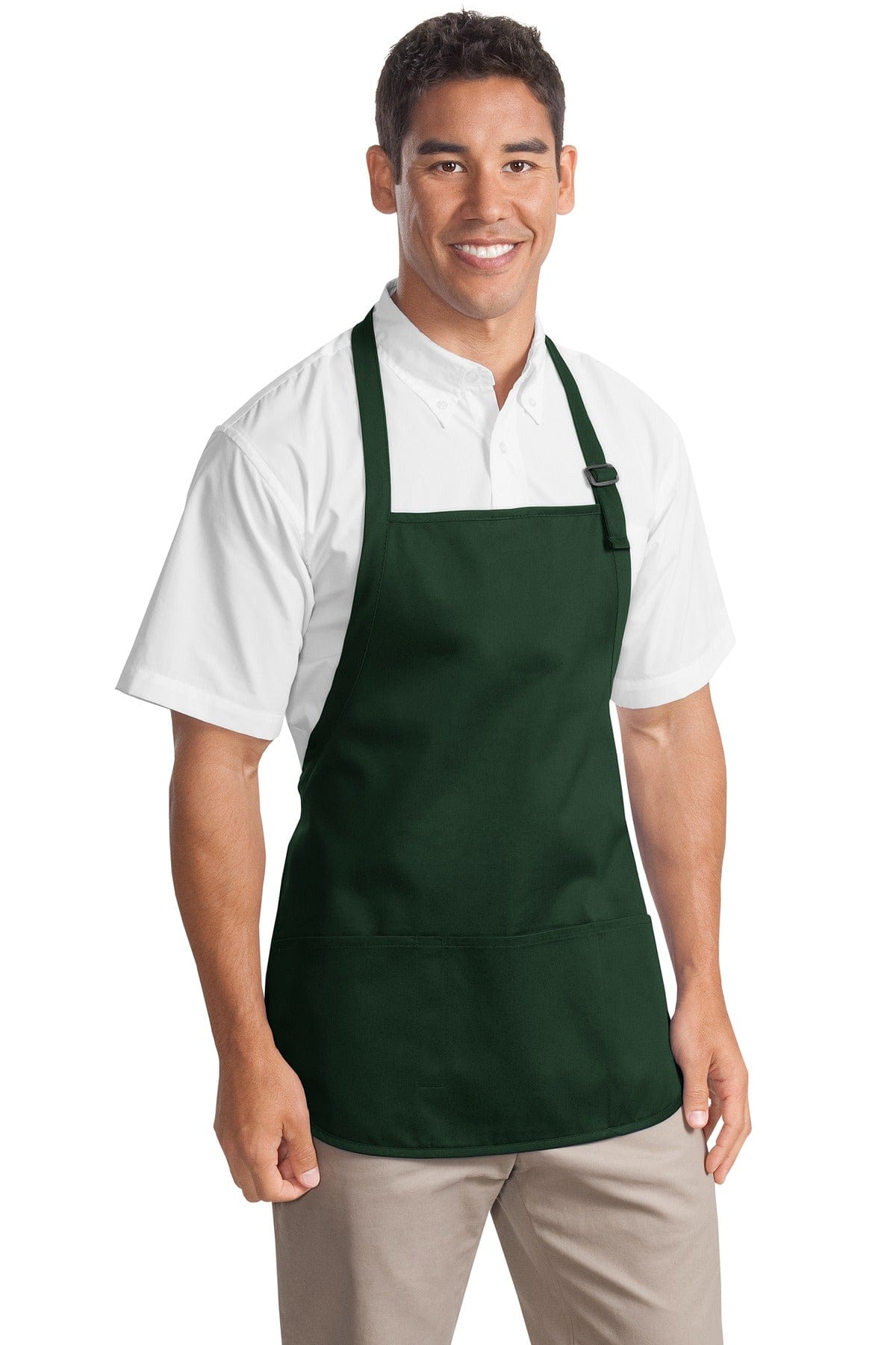 Port Authority Accessories Port Authority Medium-Length Apron with Pouch Pockets. A510