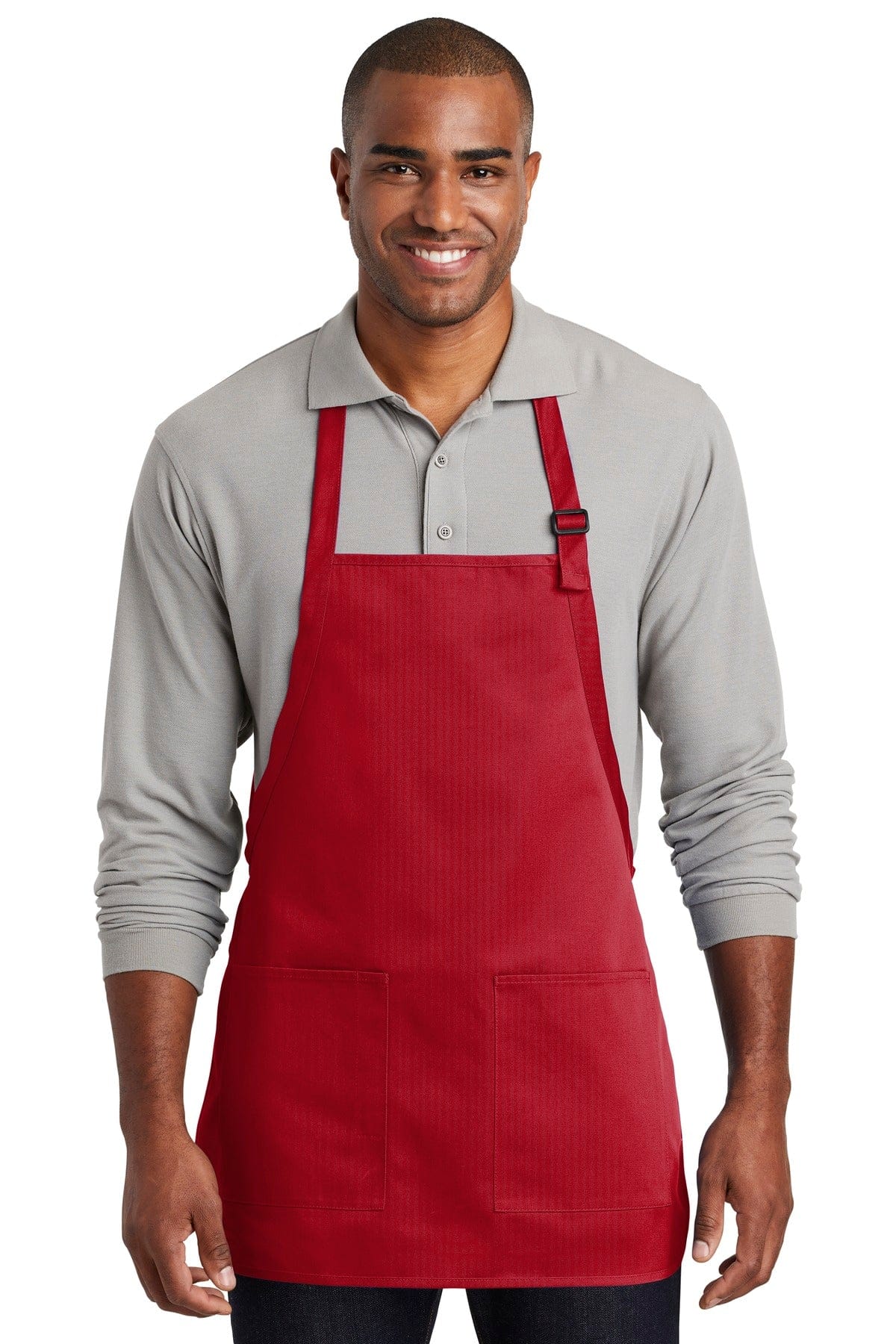 Port Authority Accessories Port Authority  ®  Medium-Length Two-Pocket Bib Apron. A601