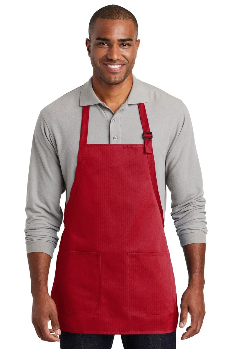 Port Authority Accessories Port Authority  ®  Medium-Length Two-Pocket Bib Apron. A601