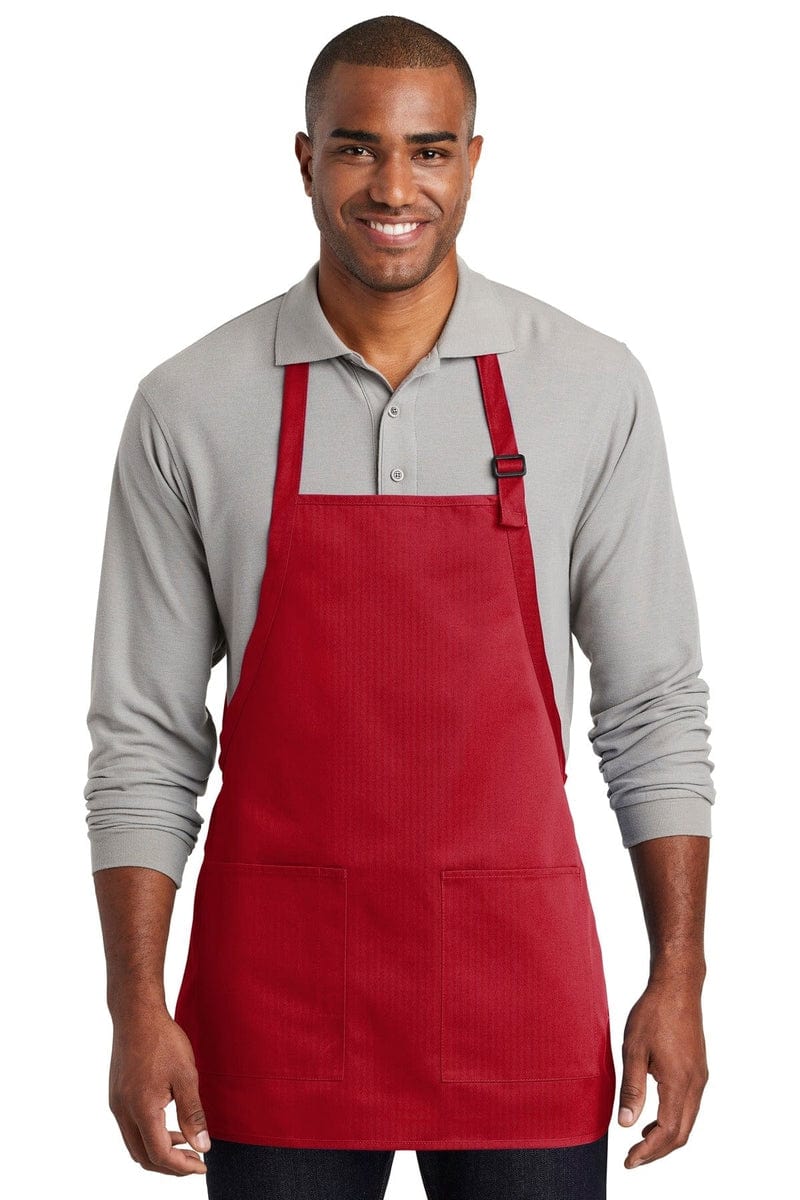 Port Authority Accessories Port Authority  ®  Medium-Length Two-Pocket Bib Apron. A601