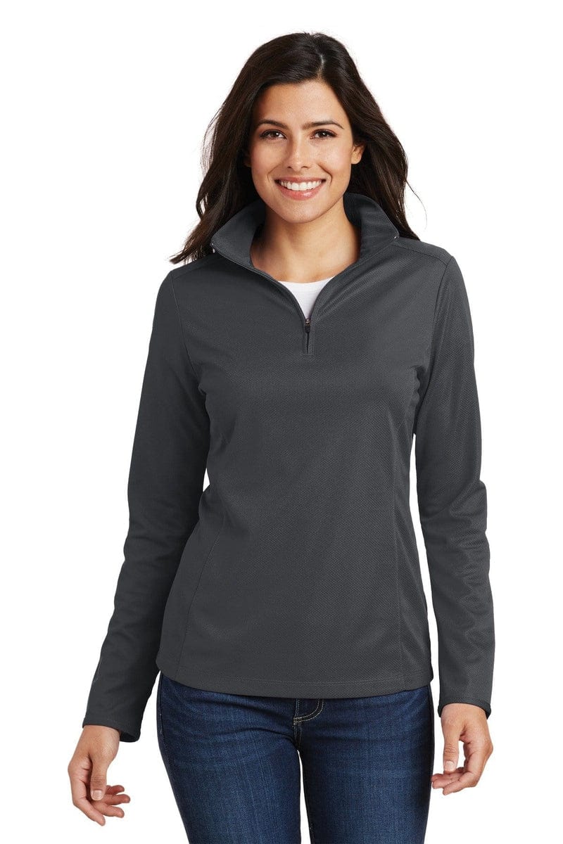 Port Authority Activewear Port Authority ®  Ladies Pinpoint Mesh 1/2-Zip . L806