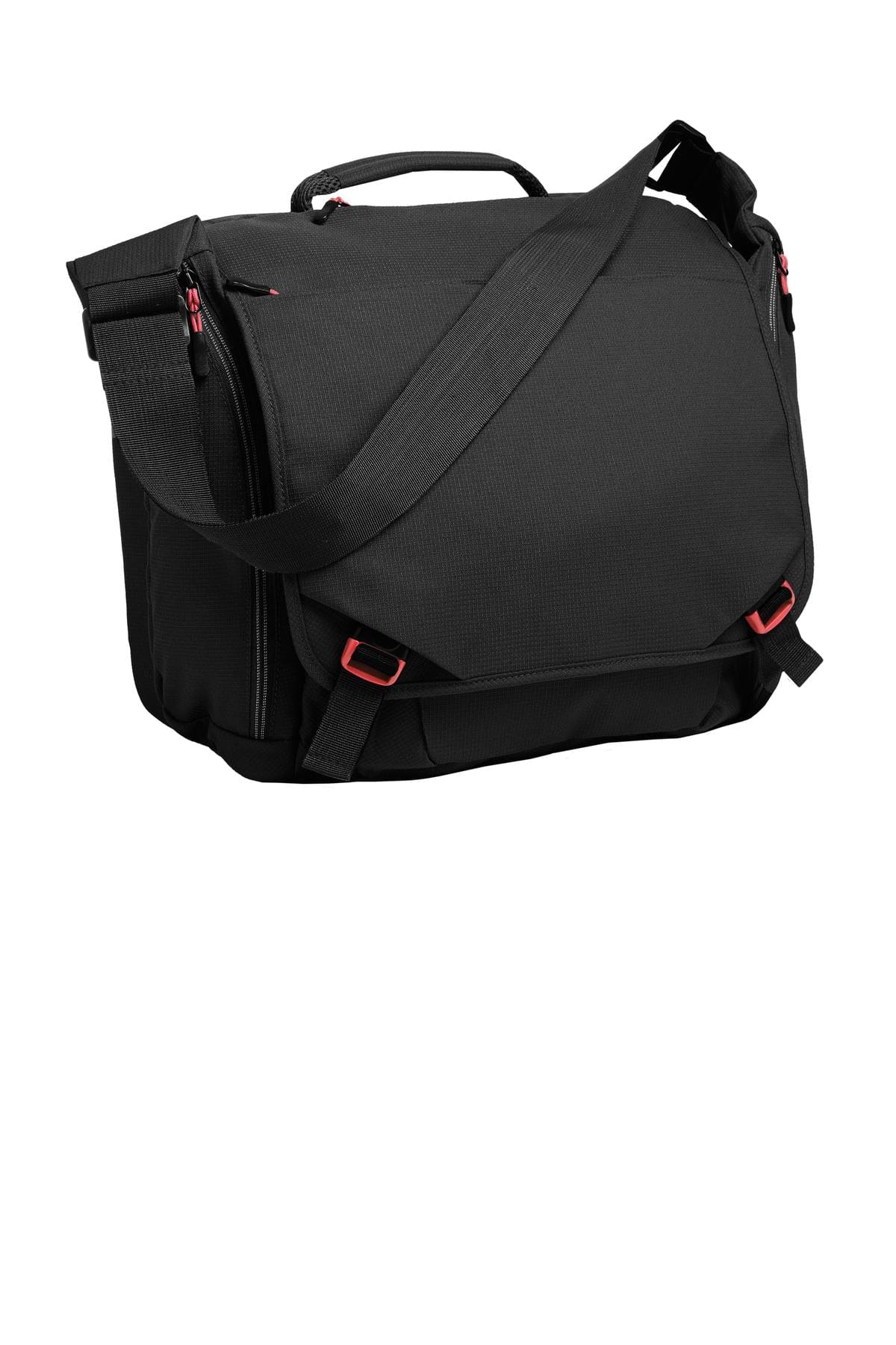 Port Authority Bags OSFA / Black/ Red Port Authority ®  Cyber Messenger. BG300