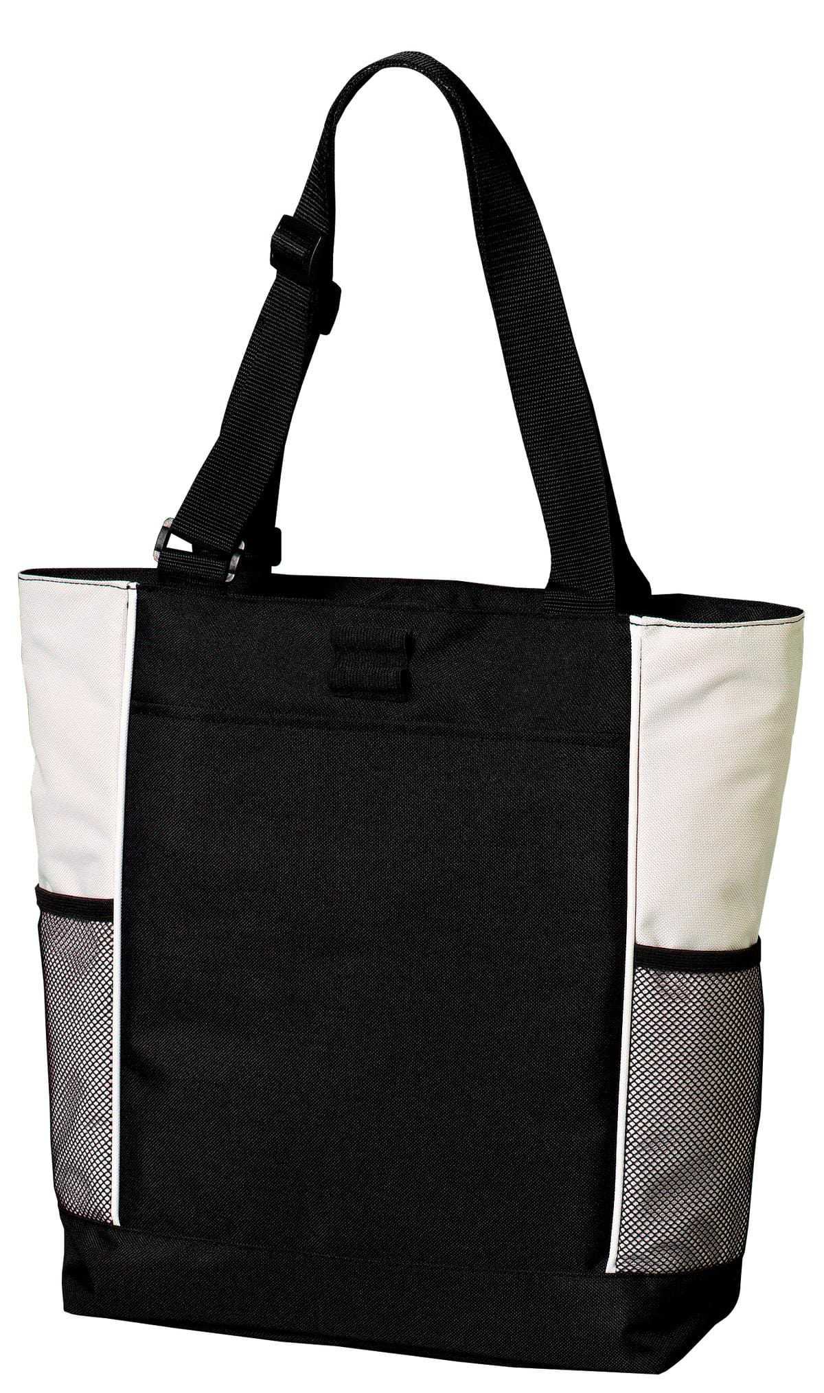 Port Authority Bags OSFA / Black/ Stone Port Authority ®  Panel Tote.  B5160