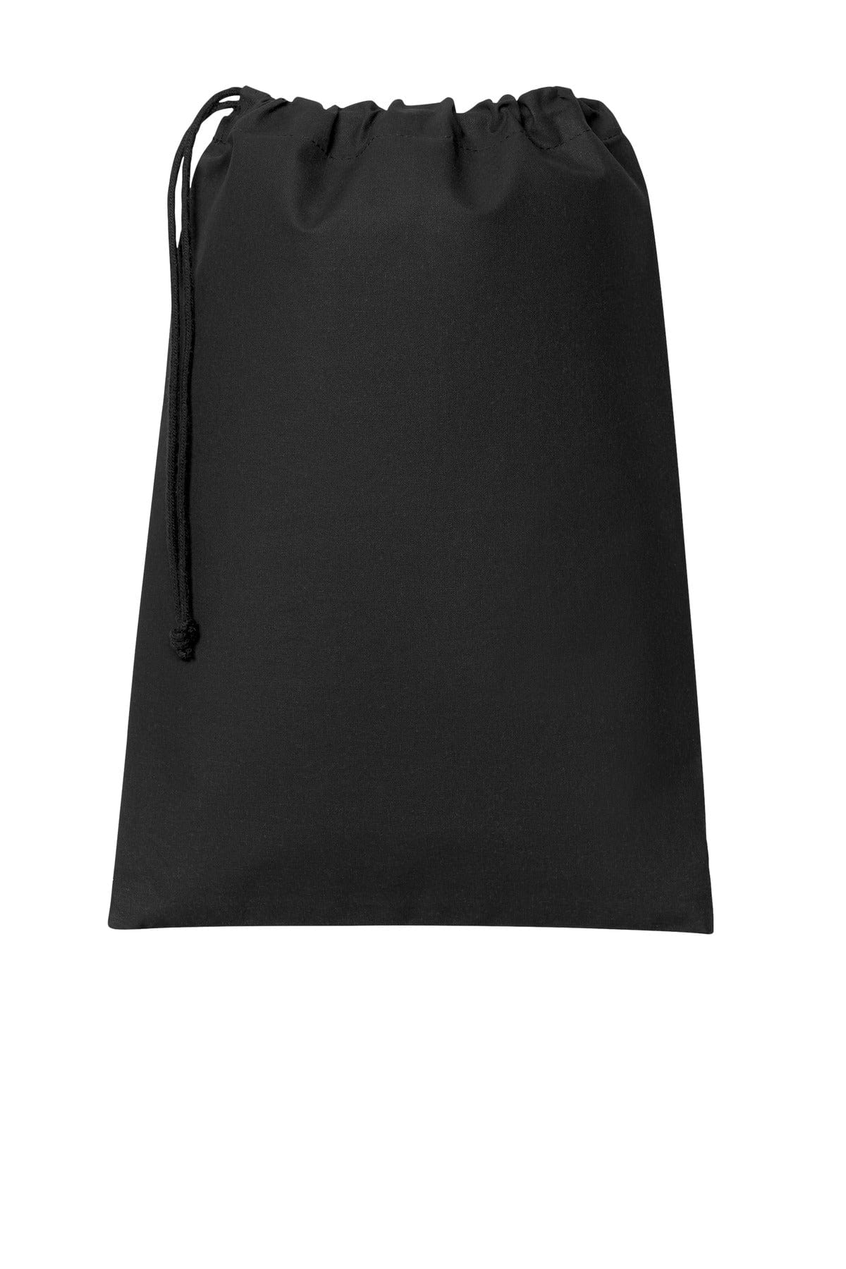 Port Authority Bags OSFA / Deep Black Port Authority ®  Core Cotton Drawstring Bag BG0350