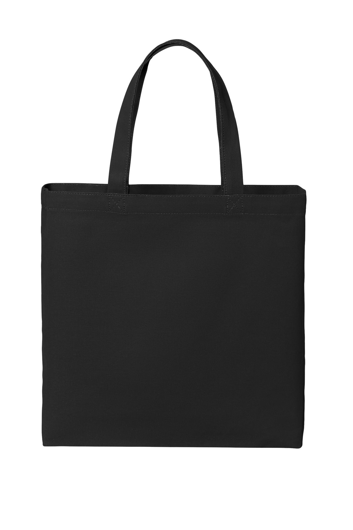Port Authority Bags OSFA / Deep Black Port Authority ®  Cotton Canvas Tote BG424