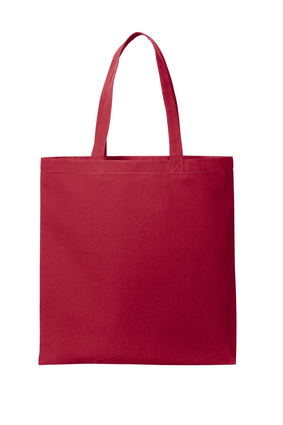 Port Authority Bags OSFA / Deep Red Port Authority ®  Core Cotton Tote BG1500