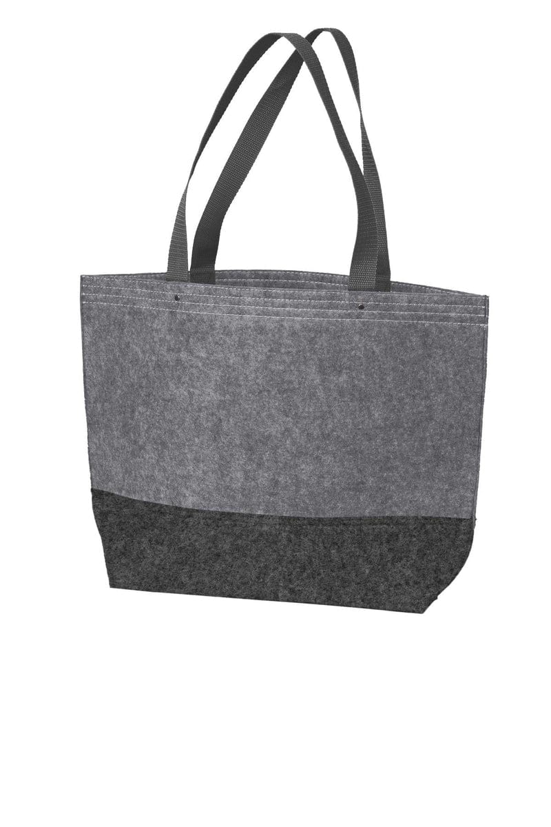 Port Authority Bags OSFA / Felt Charcoal/ Felt Grey Port Authority ®  Medium Felt Tote. BG402M