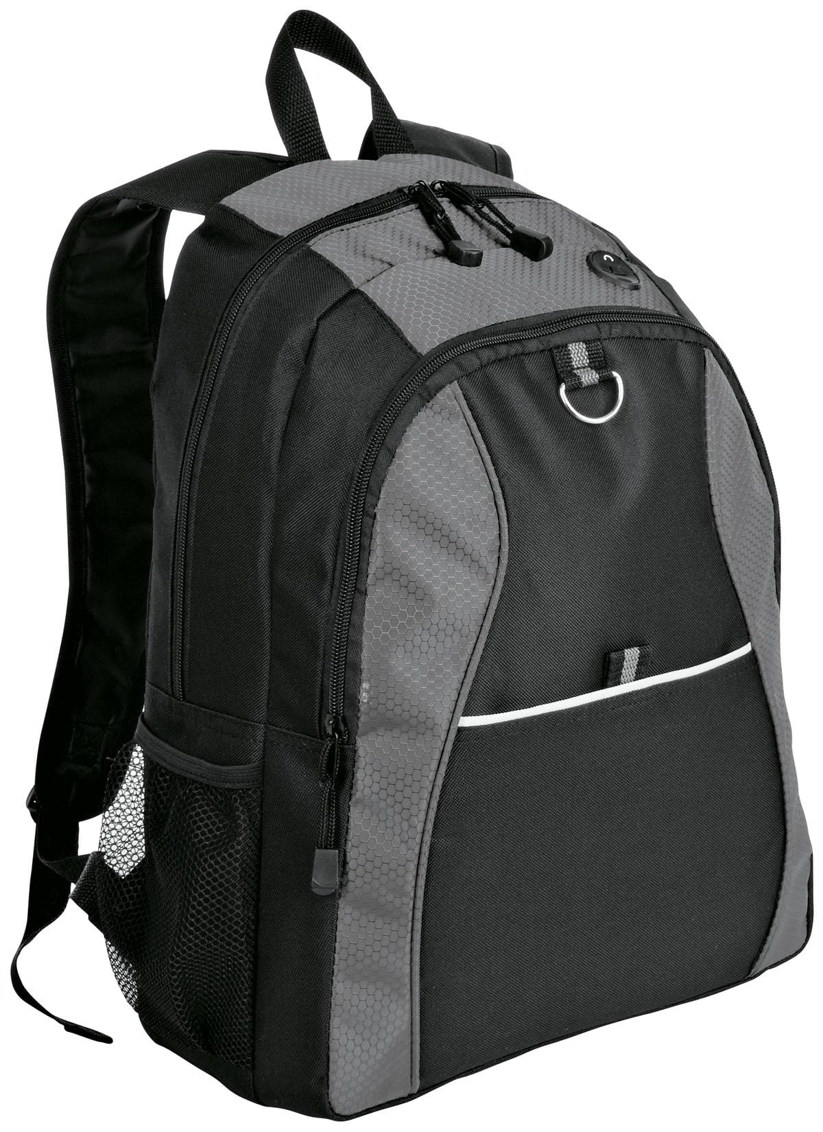 Port Authority Bags OSFA / Grey/ Black Port Authority ®  Contrast Honeycomb Backpack. BG1020