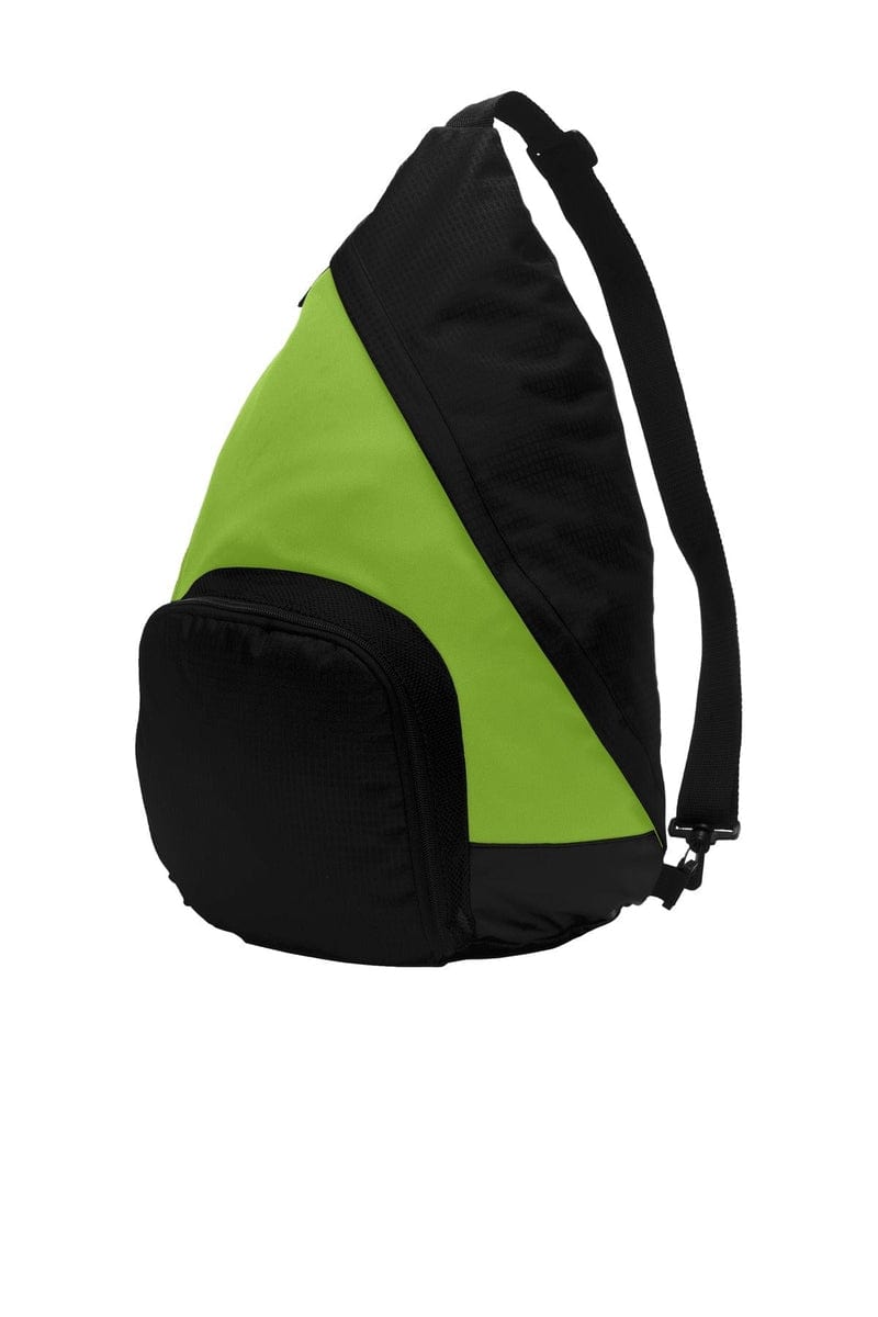 Port Authority Bags OSFA / Lime Shock/ Black Port Authority ®  Active Sling Pack. BG206