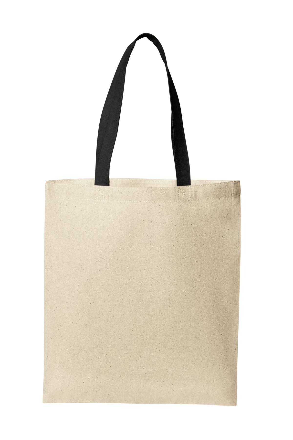 Port Authority Bags OSFA / Natural/ Deep Black Port Authority ®  Core Cotton Tote BG1500