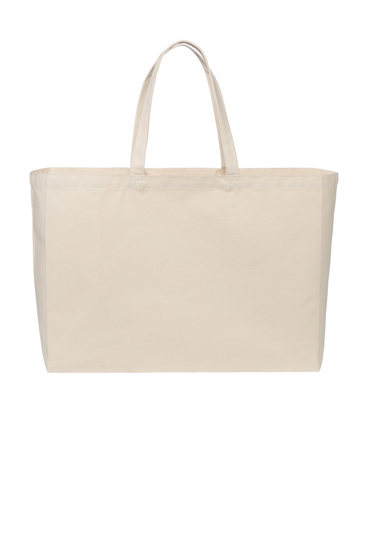 Port Authority Bags OSFA / Natural Port Authority ®  Cotton Canvas Jumbo Tote BG427