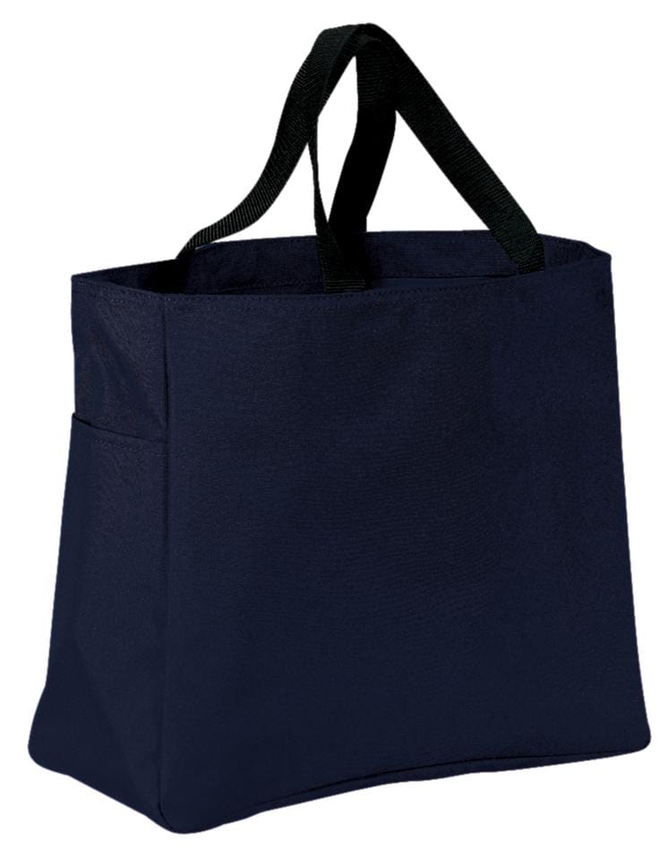 Port Authority Bags OSFA / Navy Port Authority B0750: Blank Tote Bag