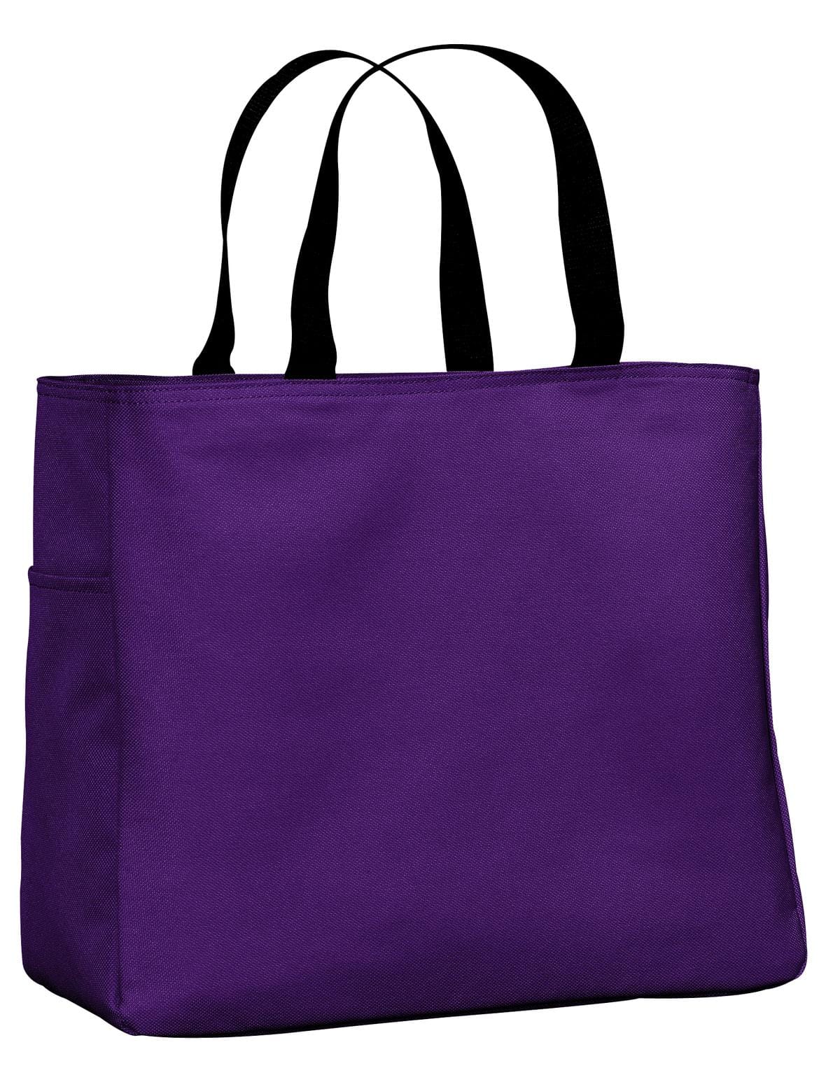 Port Authority Bags OSFA / Purple Port Authority B0750 Blank Tote Bag