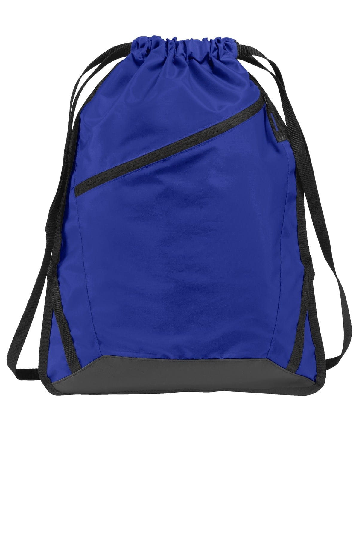 Port Authority Bags OSFA / True Royal/ Black Port Authority Zip-It Cinch Pack. BG616
