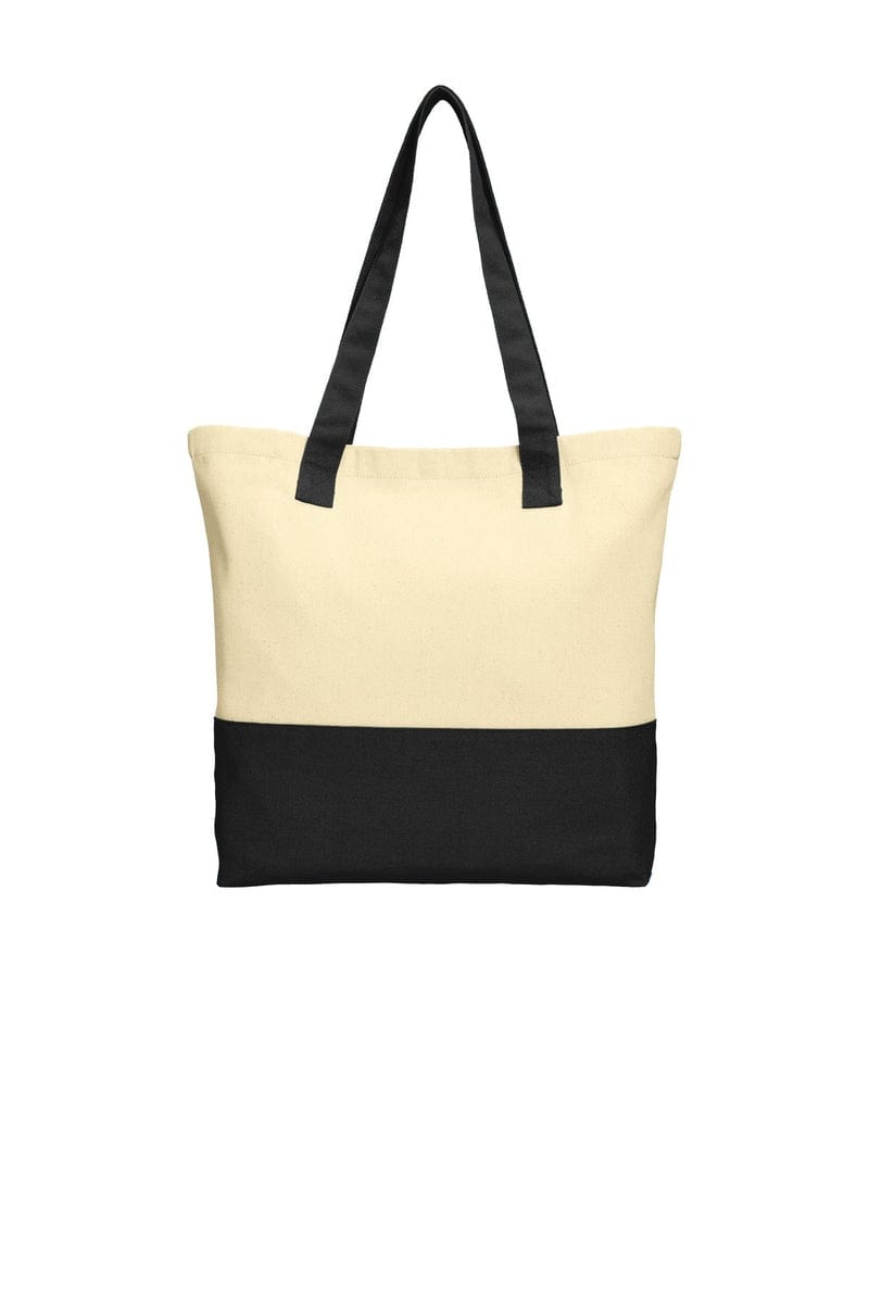Port Authority Colorblock Cotton Tote. BG414 in 