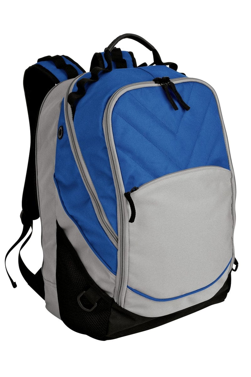 Port Authority BG100 Xcape Computer Backpack, Shock Blue/ Black