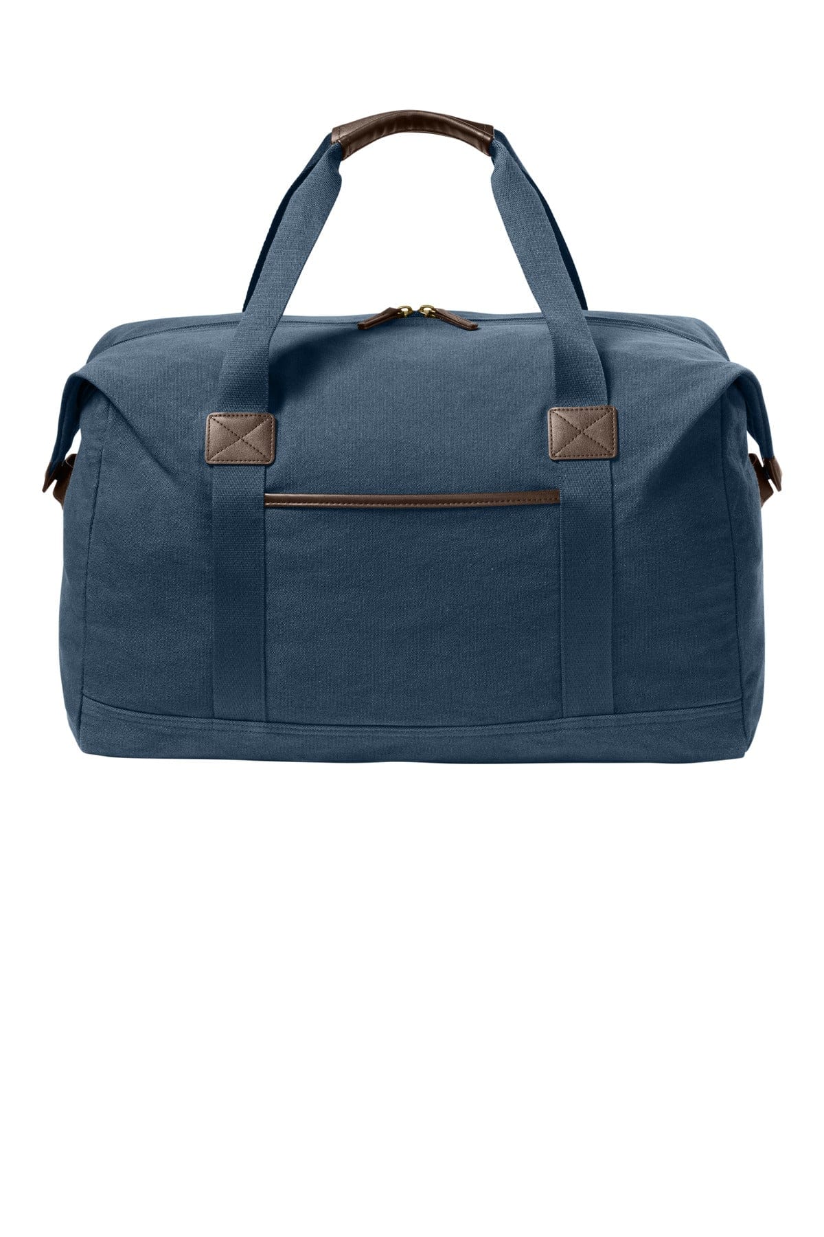 Port Authority Washed Canvas Duffel BG8030 in River Blue Navy