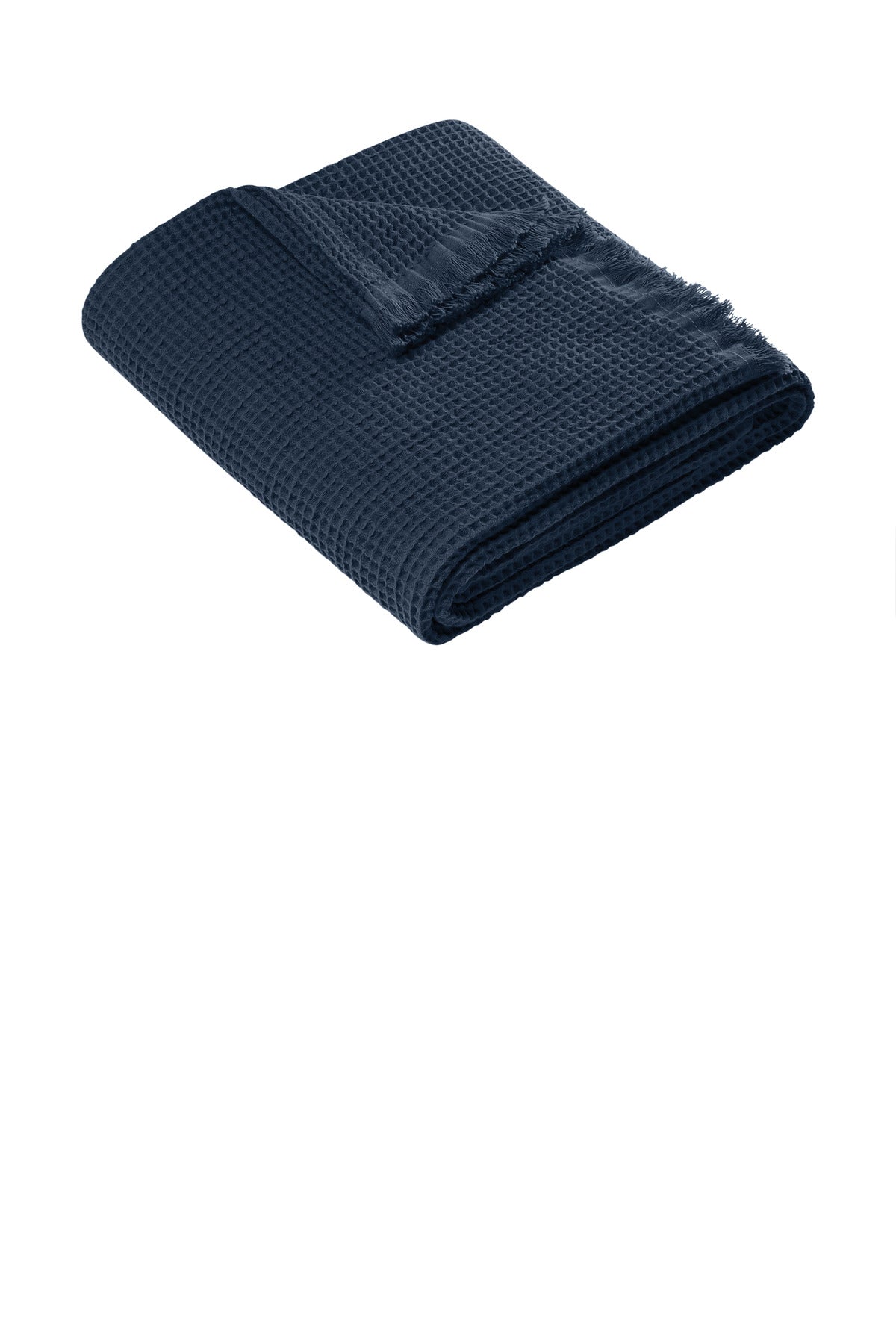 Port Authority Waffle Throw BP92 in River Blue Navy