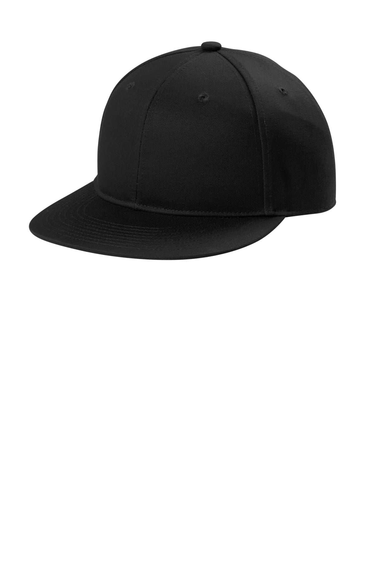 Port Authority C406 OSFA / Black Port Authority C406 Snapback Flat Bill Cap
