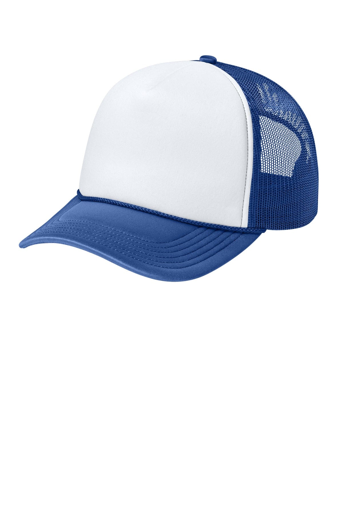 Port Authority Foam Truck'N Cap C993 in White/ True Royal/ True Royal