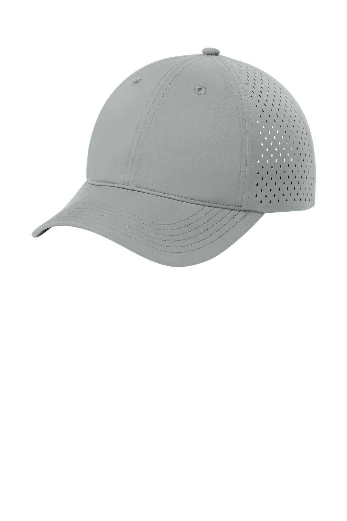 Port Authority All-Day Performance UPF Perforated Cap C995 in Silver