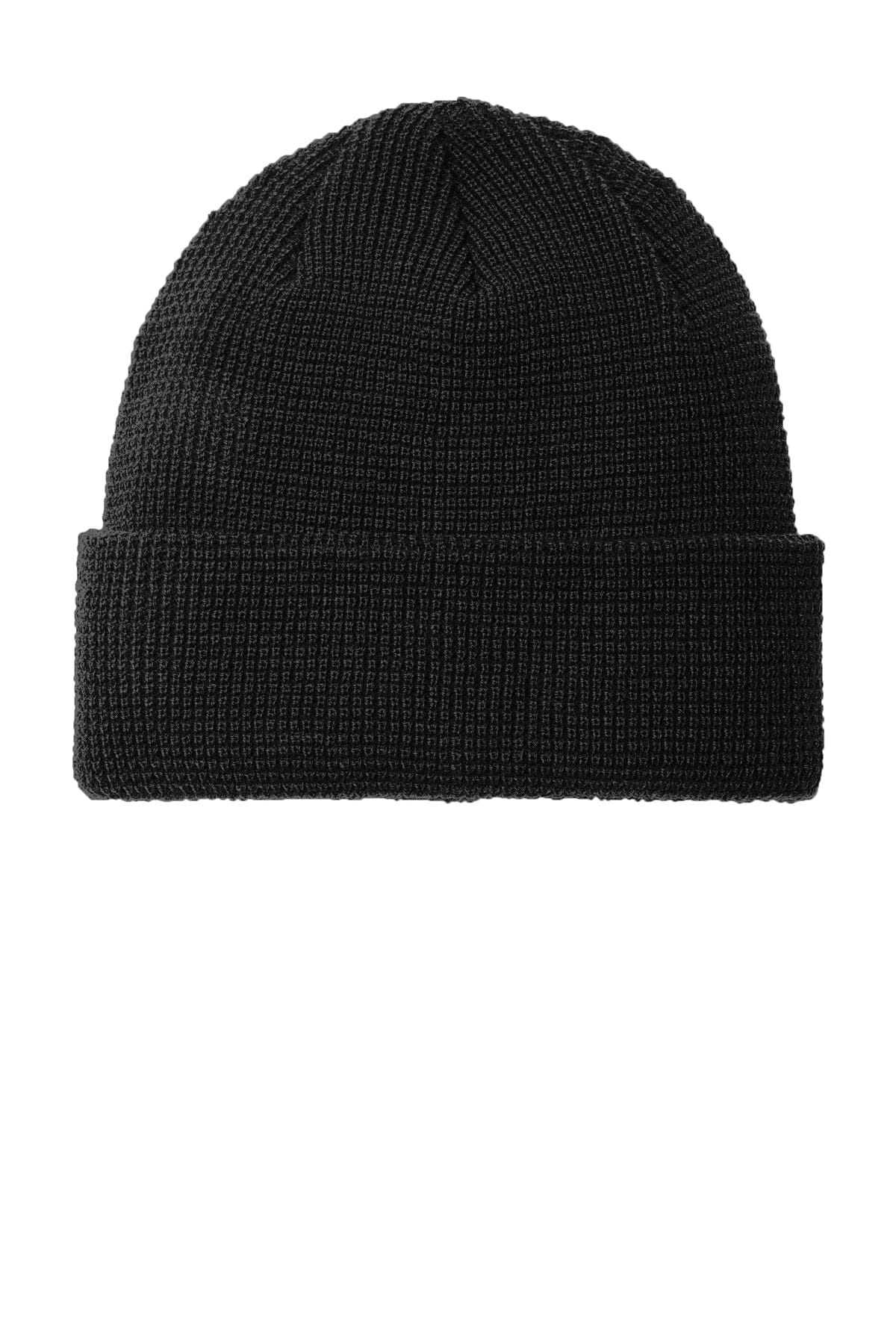 Port Authority Caps OSFA / Deep Black Port Authority C955: Thermal Knit Cuffed Beanie
