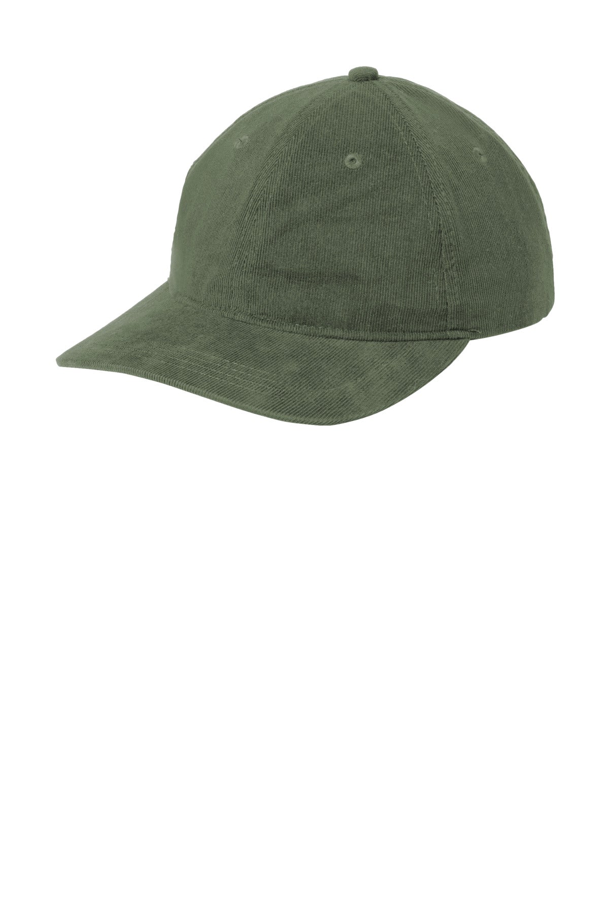 Port Authority Caps OSFA / Olive Green Port Authority C973: Light Corduroy Dad Cap