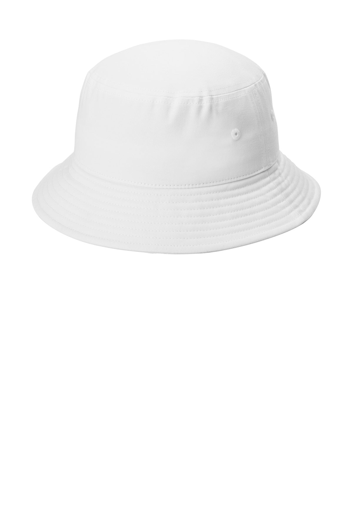 Port Authority Caps S/M / White Port Authority C975: Twill Classic Bucket Hat