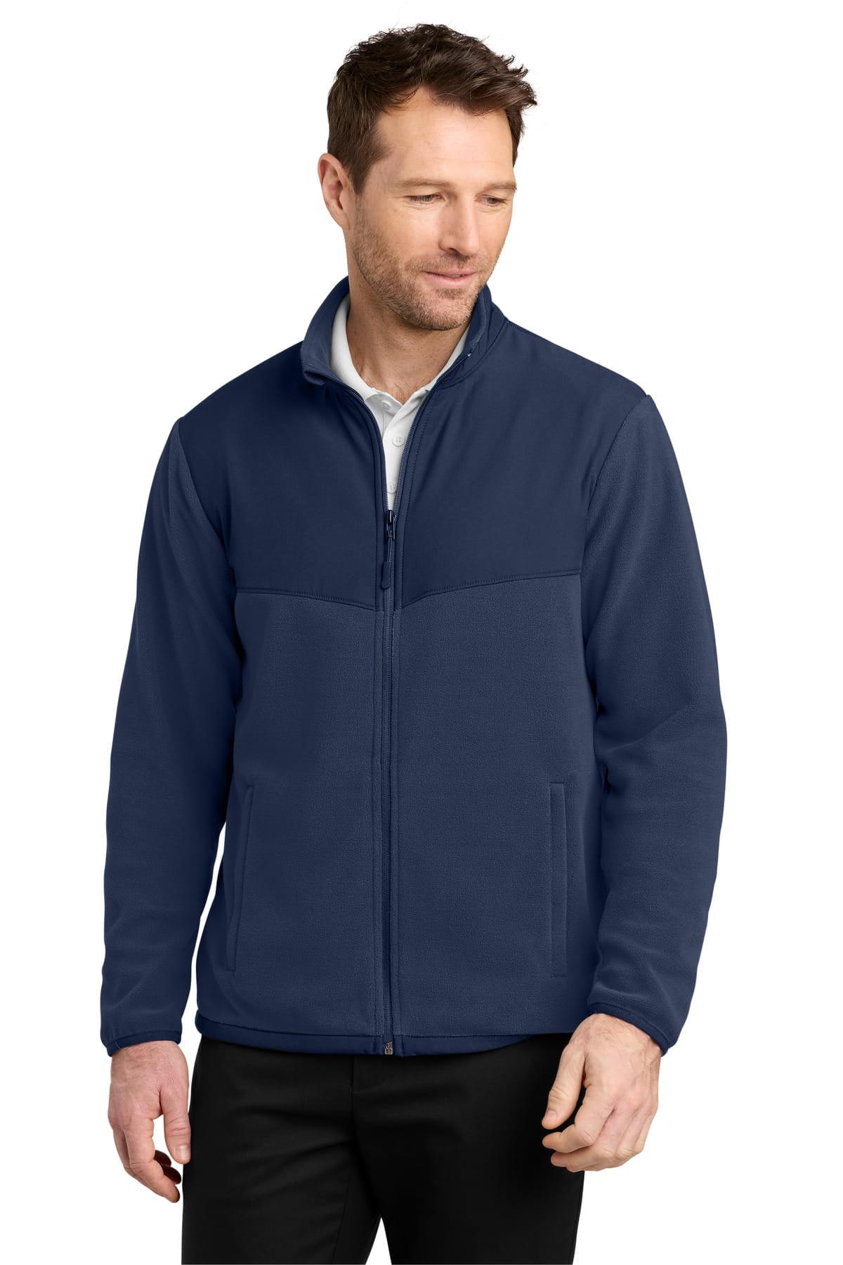 Port Authority F180 XS / True Navy Port Authority ®  Therma-Tek Fleece Jacket F180