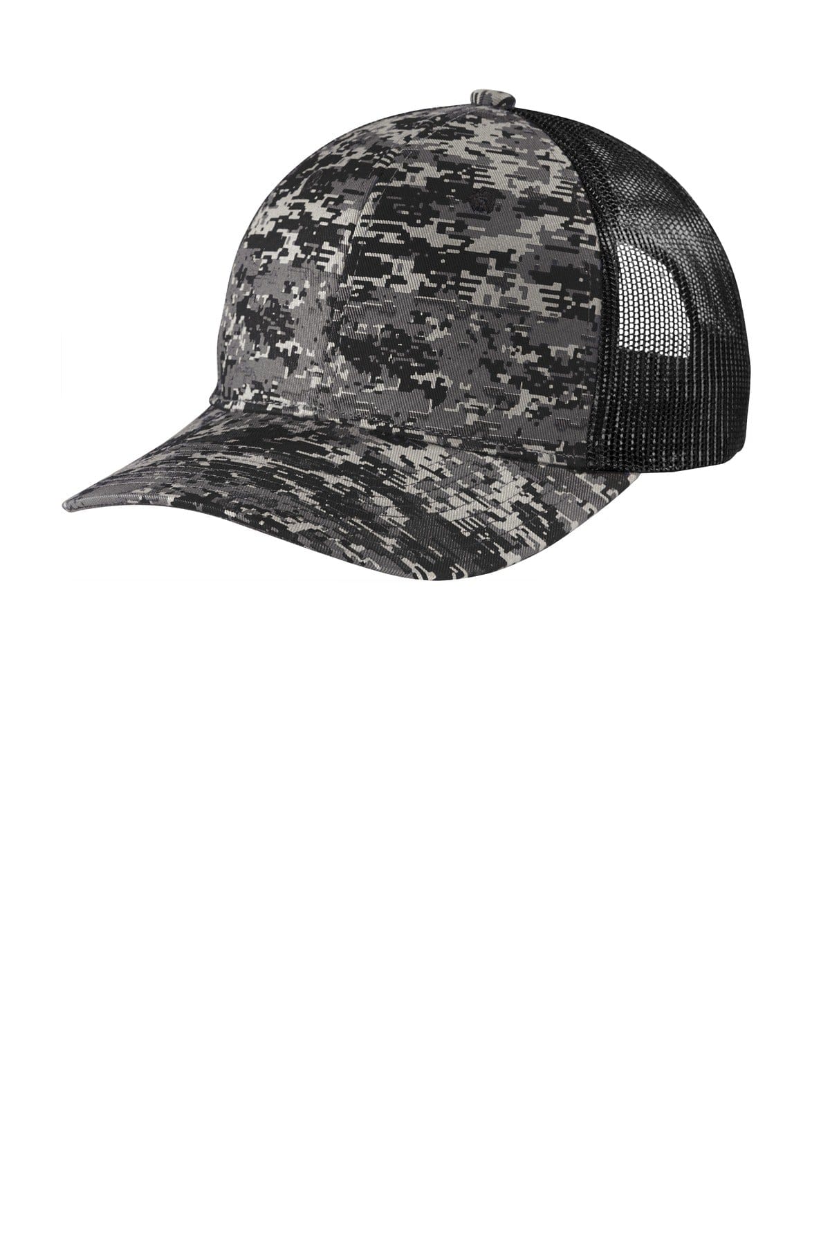 Port Authority Headwear OSFA / Black Digi/ Black Port Authority  ®  Digi Camo Snapback Trucker Cap C114