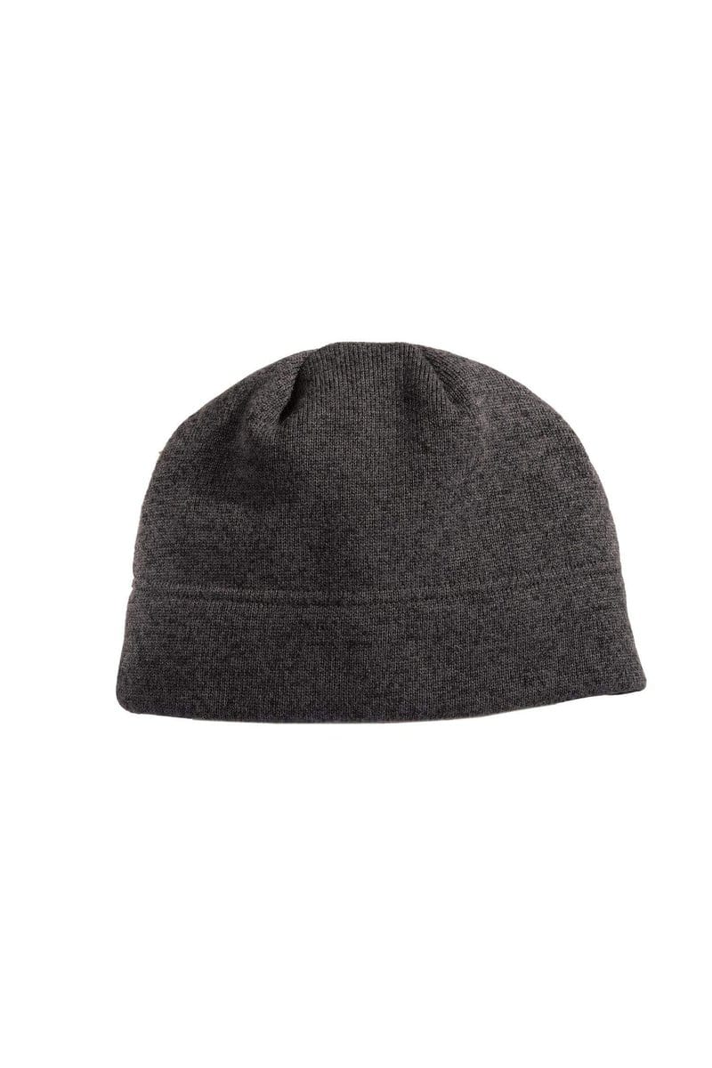 Port Authority Headwear OSFA / Black Heather/Charcoal Port Authority® Heathered Knit Beanie. C917