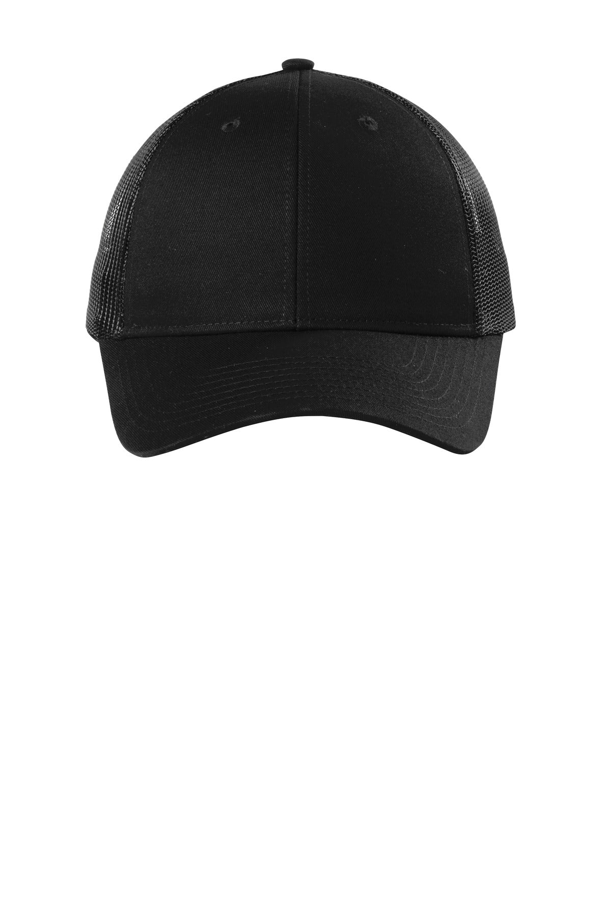 Port Authority Headwear OSFA / Black Port Authority  ®  Low-Profile Snapback Trucker Cap. C112LP