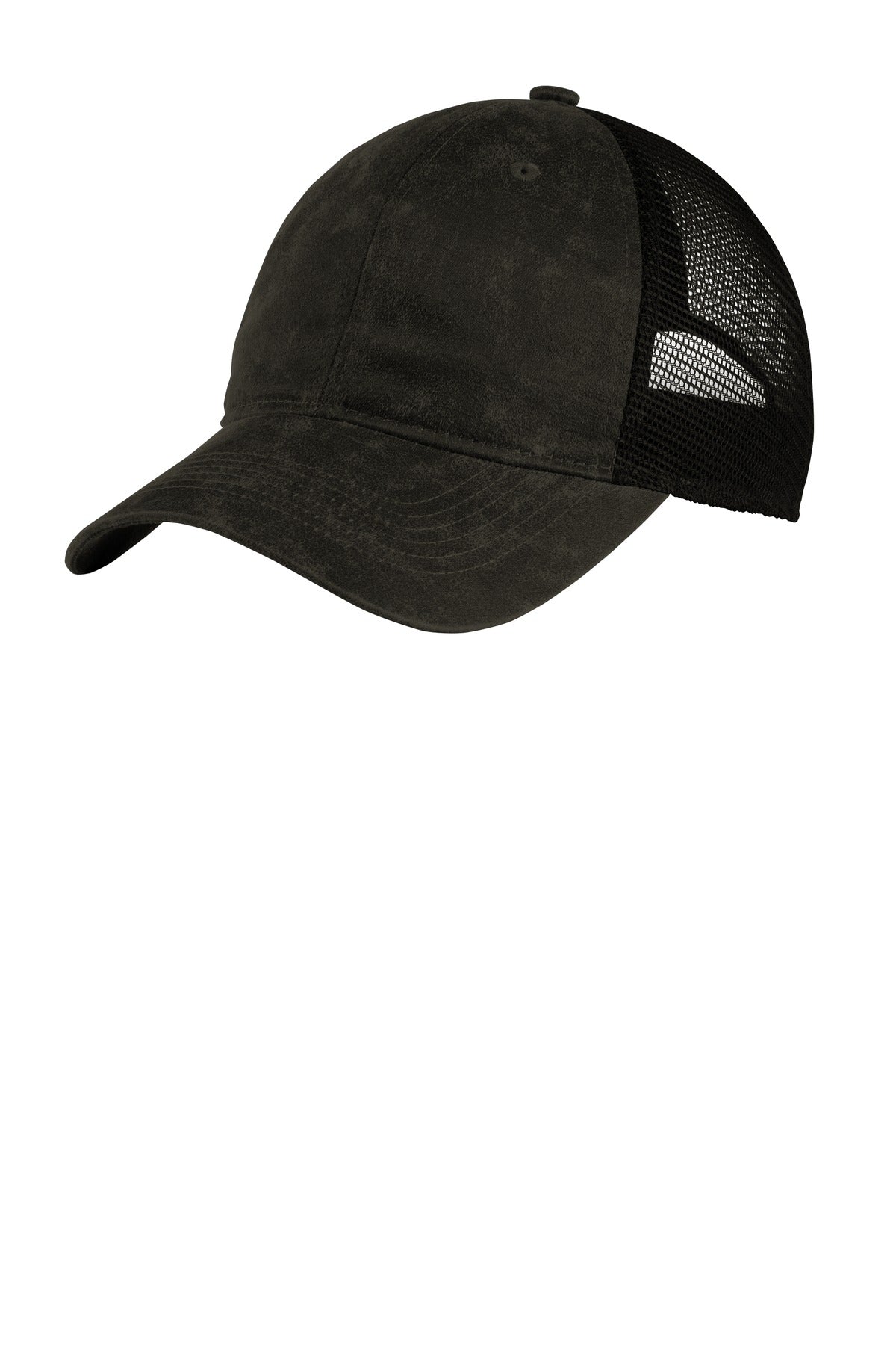 Port Authority Headwear OSFA / Black Port Authority Pigment Print Mesh Back Cap. C927