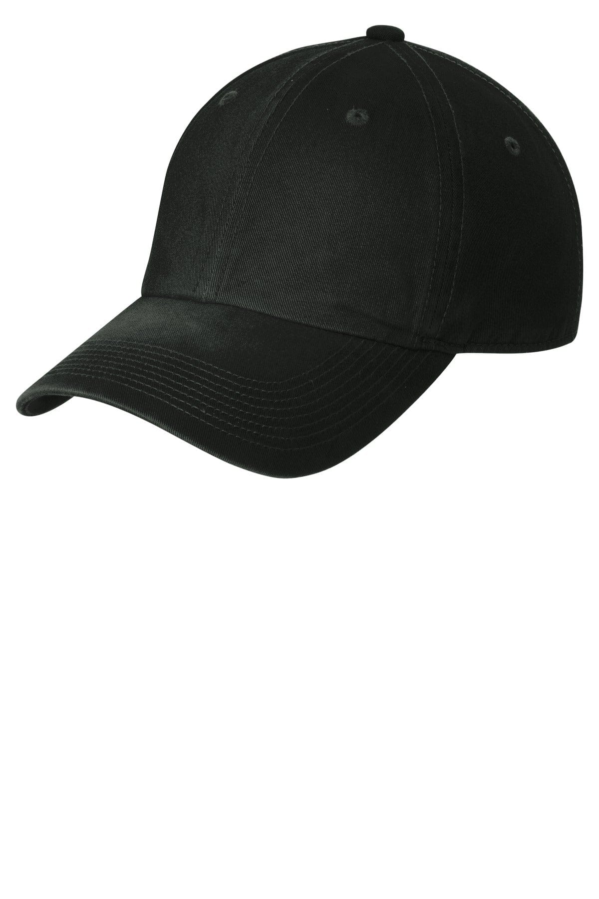 Port Authority Headwear OSFA / Black Port Authority Spray Wash Cap. C811