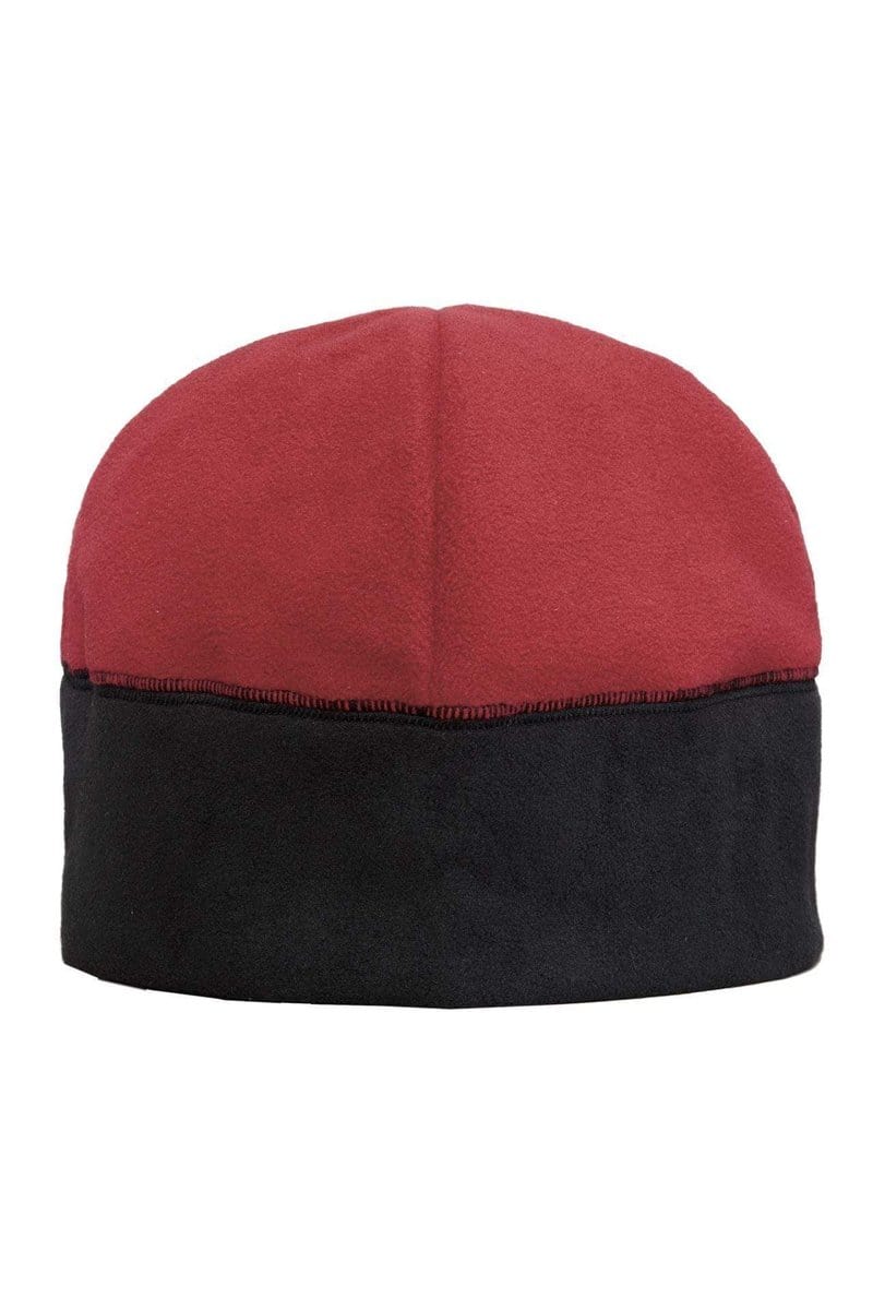 Port Authority Headwear OSFA / Caldera Red/Black Port Authority® Fleece Beanie. C918
