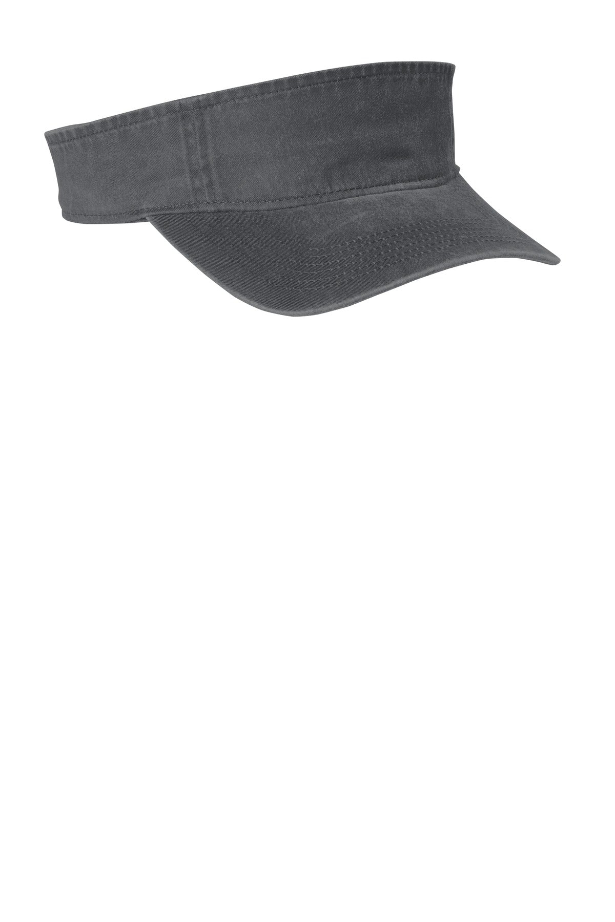 Port Authority Headwear OSFA / Coal Port Authority Beach Wash Visor. C944