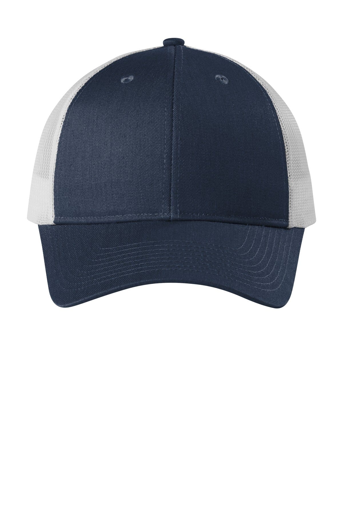 Port Authority Headwear OSFA / Dress Blue Navy Heather/ Silver Mist Port Authority  ®  Low-Profile Snapback Trucker Cap. C112LP