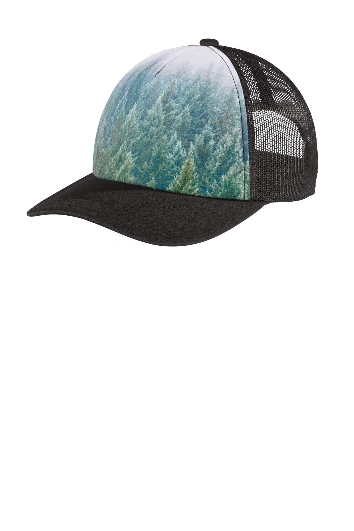 Port Authority Headwear OSFA / Forest Port Authority Photo Real Snapback Trucker Cap C950