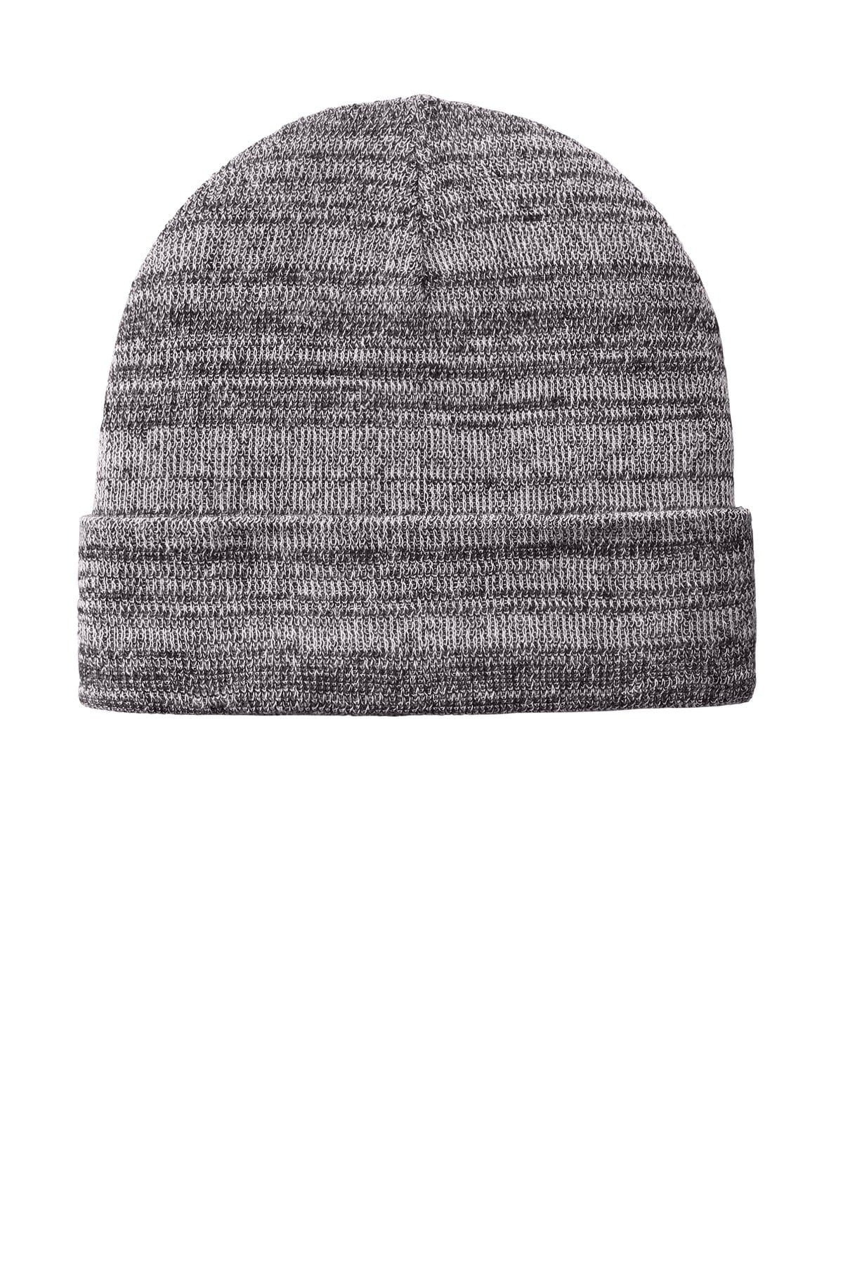 Port Authority Headwear OSFA / Grey Heather Port Authority Knit Cuff Beanie C939