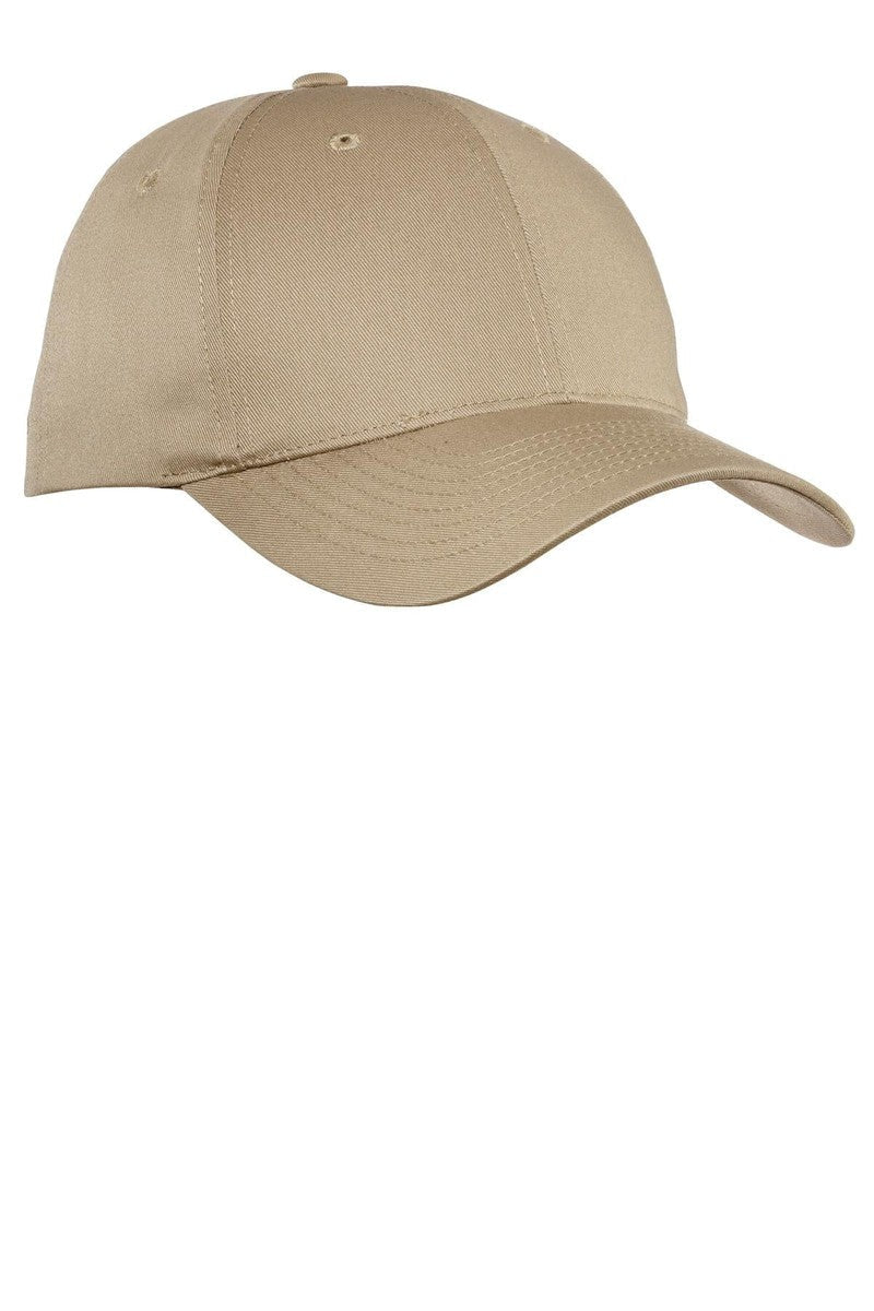 Port Authority Headwear OSFA / Khaki Port Authority® Fine Twill Cap.  C800