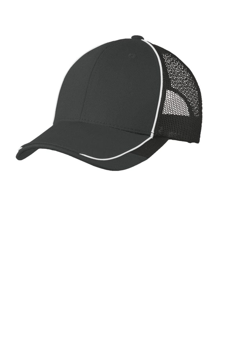 Port Authority Headwear OSFA / Magnet Grey/ White/ Black Port Authority® Colorblock Mesh Back Cap. C904