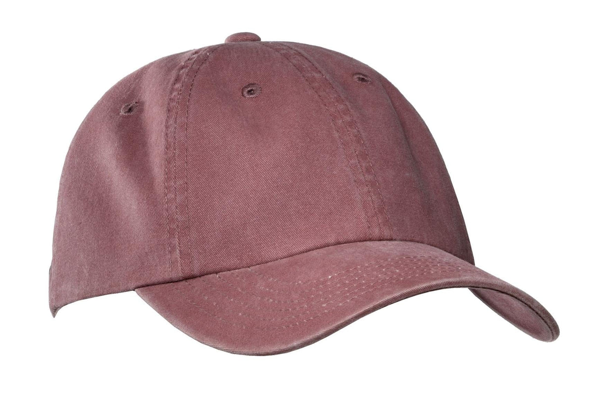 Port Authority Headwear OSFA / Maroon Port Authority ®  Garment-Washed Cap.  PWU