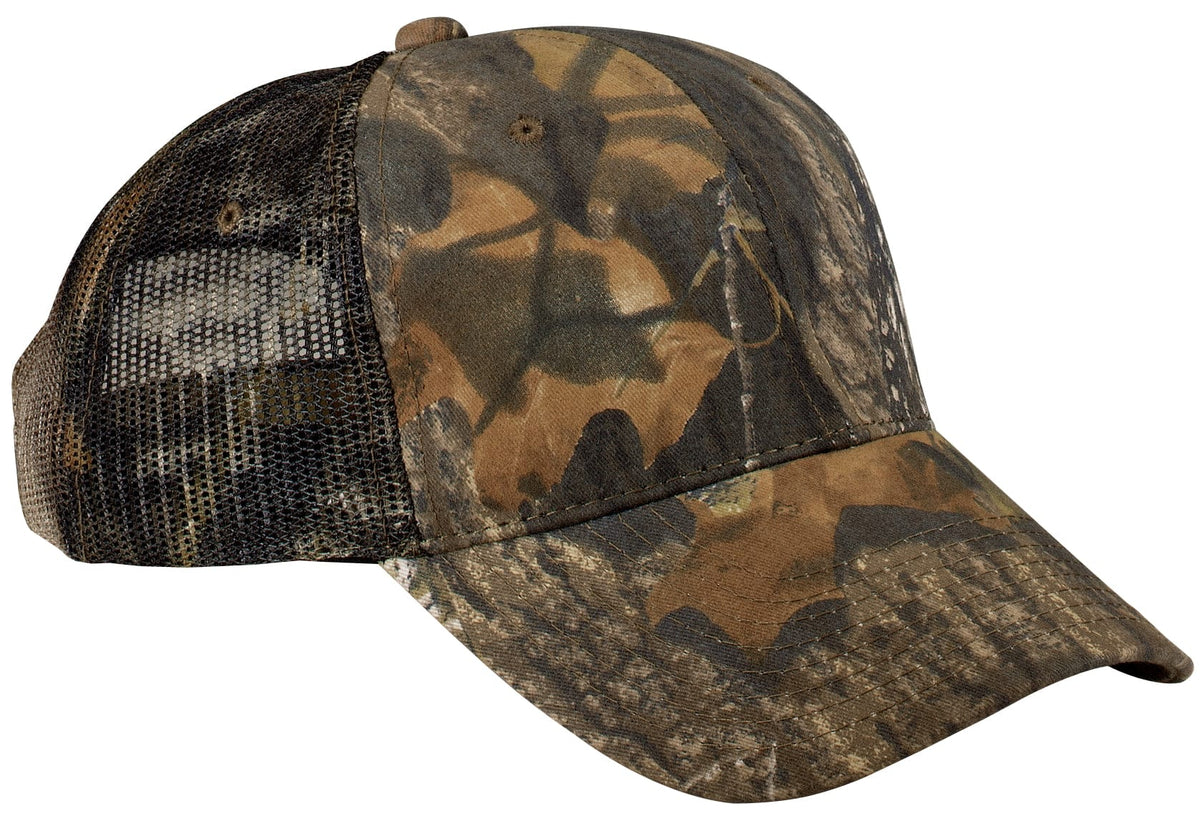 Port Authority Headwear OSFA / Mossy Oak New Break-Up Port Authority® Pro Camouflage Series Cap with Mesh Back.  C869