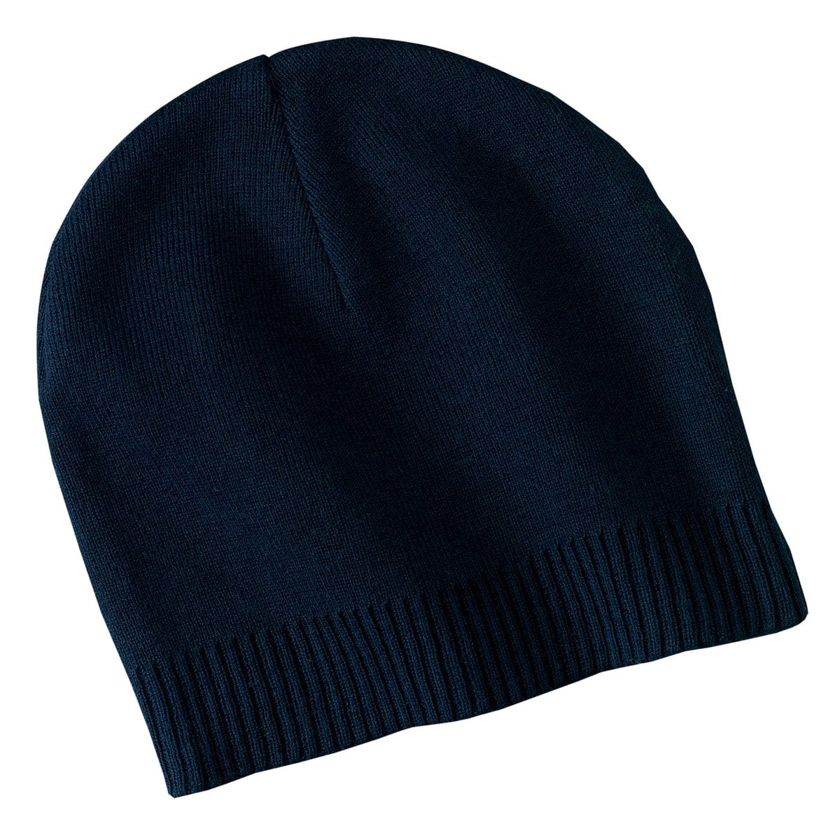 Port Authority Headwear OSFA / Navy Port Authority®  100% Cotton Beanie.  CP95