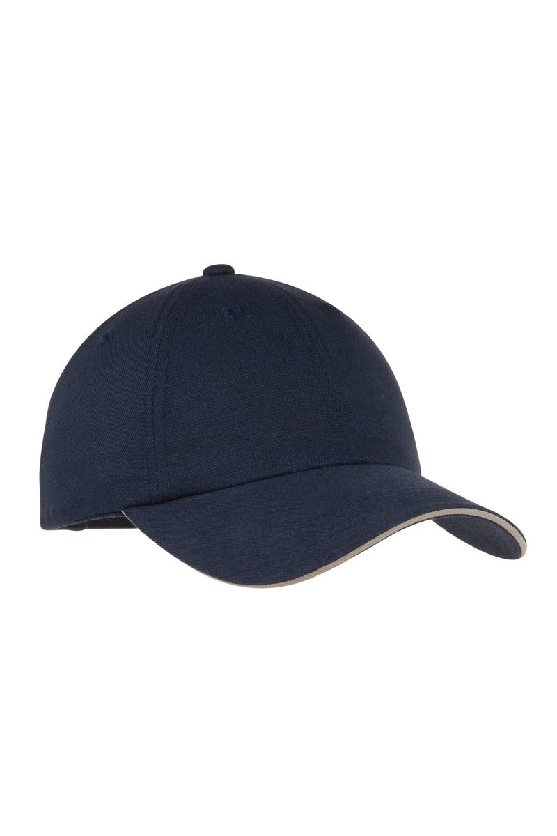 Port Authority Headwear OSFA / Navy/ Reflective Port Authority® Reflective Sandwich Bill Cap.  C832