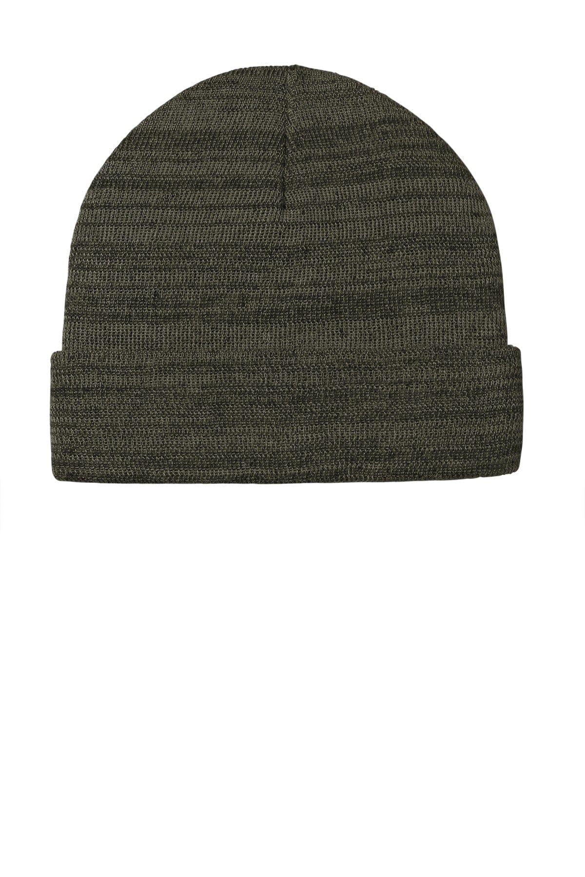 Port Authority Headwear OSFA / Olive Green Heather Port Authority Knit Cuff Beanie C939