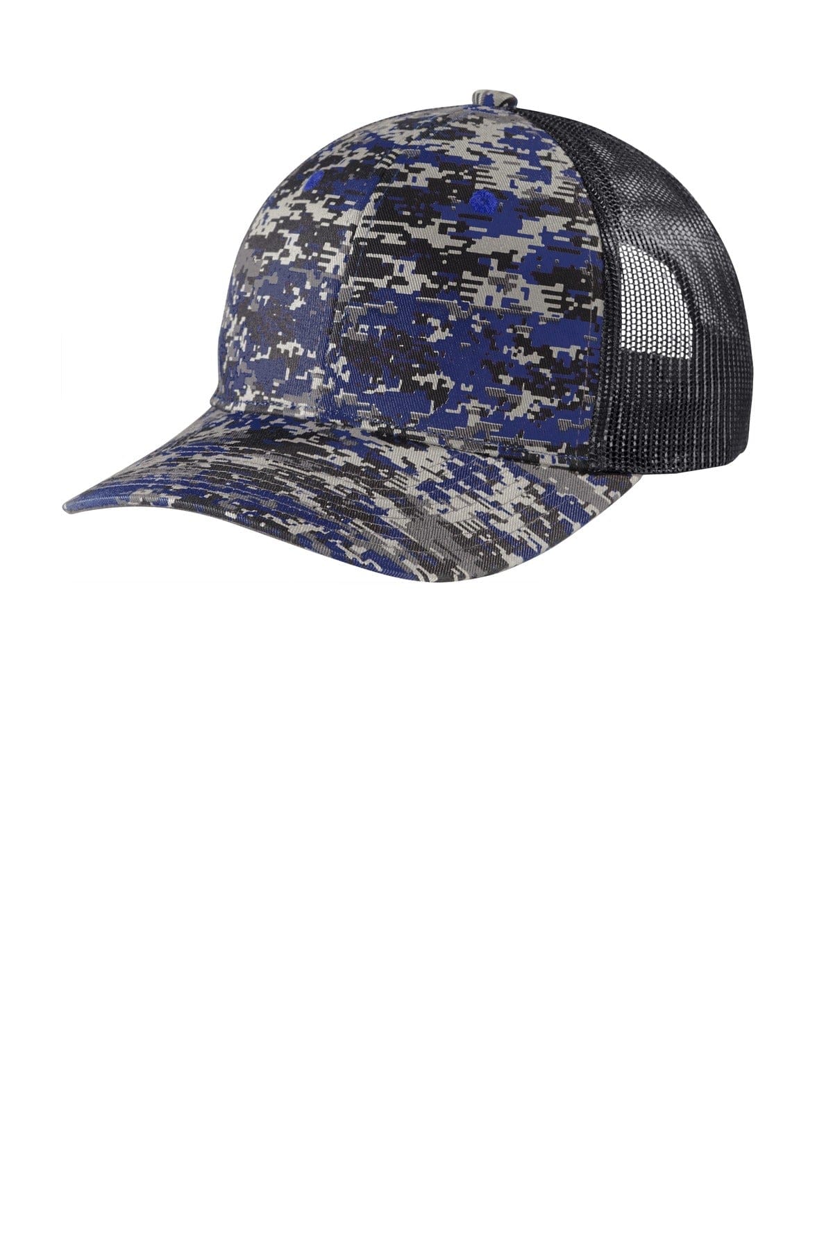Port Authority Headwear OSFA / Patriot Blue Digi/ Grey Steel Port Authority  ®  Digi Camo Snapback Trucker Cap C114