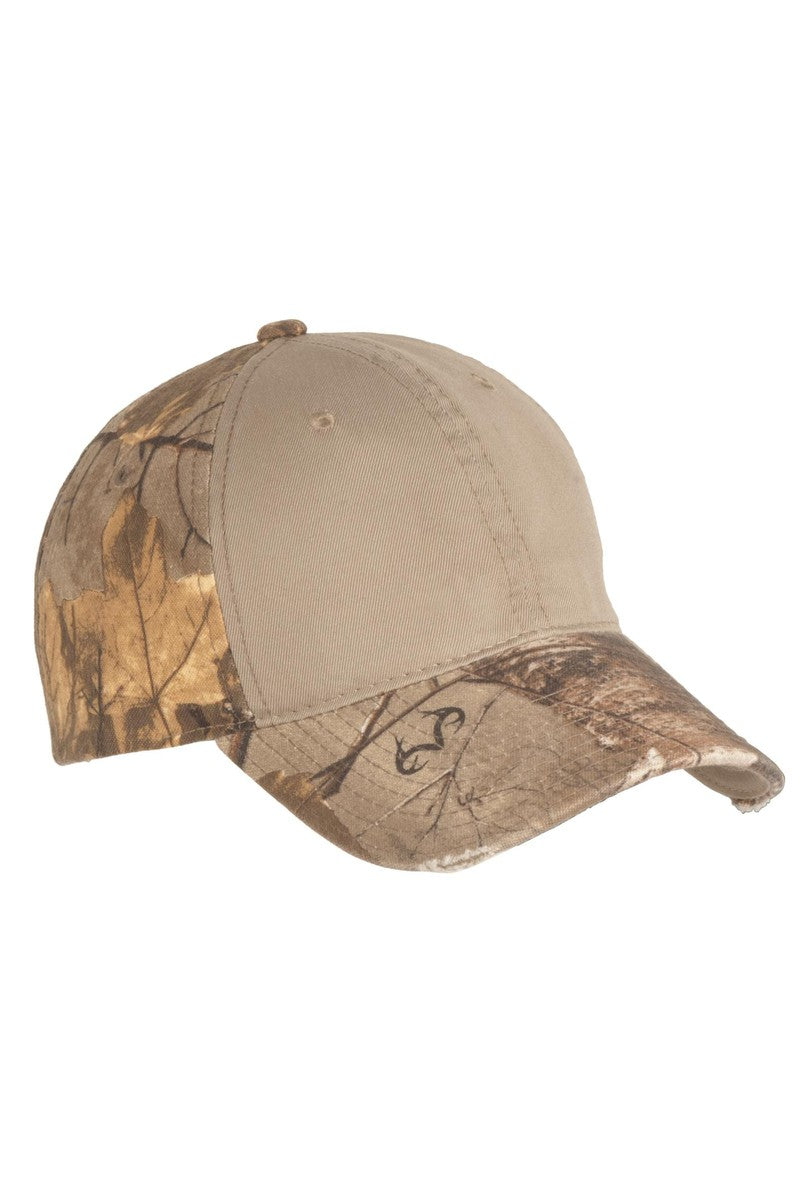 Port Authority Headwear OSFA / Realtree Xtra/ Khaki Port Authority® Camo Cap with Contrast Front Panel. C807